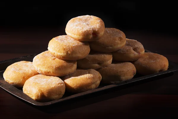 Group of cinnamon donuts  — Stockfoto